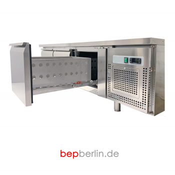 1795 x 700 x 650 mm, Unterbaukühltisch mit 3 Schubladen, -2 / +8 °C
